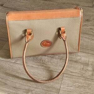 DOONEY & BOURKE Vintage Tan and Camel/Grey Tote